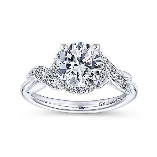 Art Nouveau Three Stone Diamond Twist Ring (555E) | The Antique Jewellery  Company